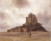 Theodore Gudin Mont-Saint-Michel (mk22) France oil painting artist